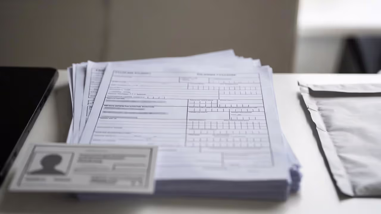 A claim starts with paperwork—then the insurer verifies and pays.