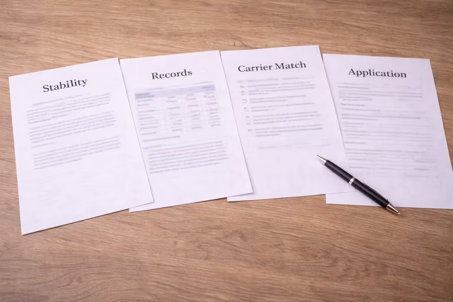 Step-by-step plan papers for improving life insurance approval odds